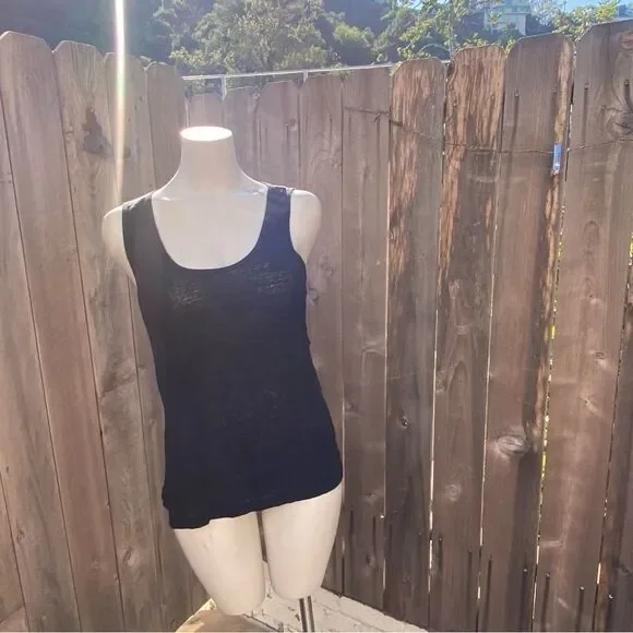 A.L.C. Harper Twist Back Tank in Black size small - Picture 7 of 10